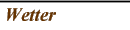 Wetter